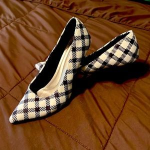 Checker heels super comfortable